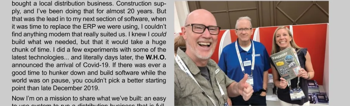 Magazine Interview - Fastener Technology International